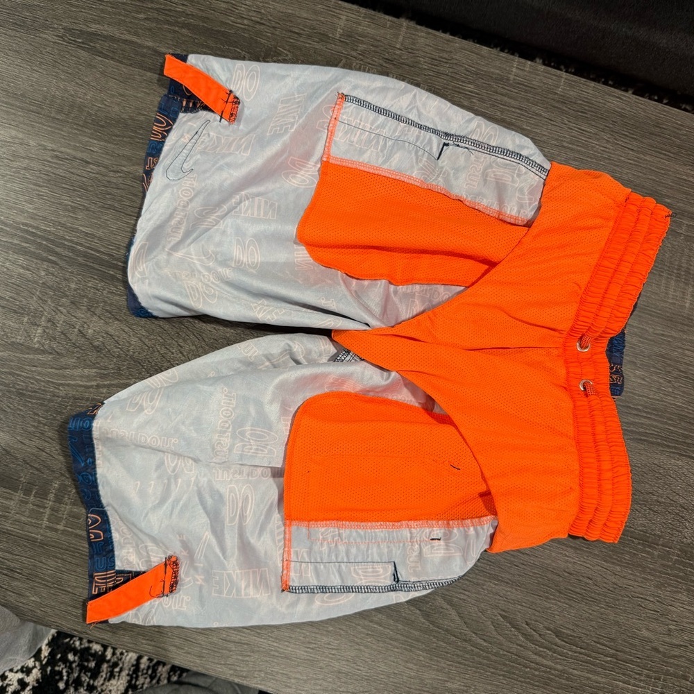 Nike men’s Blue and Orange Graphic Shorts” just Do lt” - Picture 8 of 8